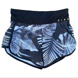 PINK Victoria’s Secret Ultimate Campus Shortie Black Grey Palm Print Size XS